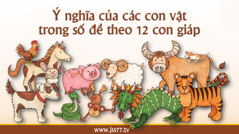 Ý nghĩa của các con vật trong số đề theo 12 con giáp